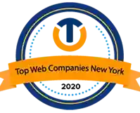 top web companies new york 2020 award