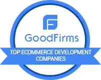 Goodfirms award for being in a top Ecommerce development companies